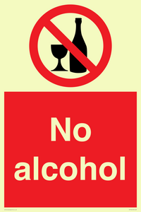 No alcohol