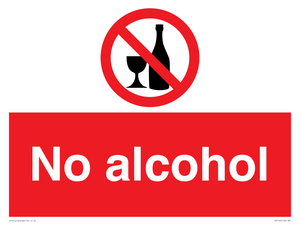 No alcohol