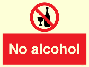 No alcohol