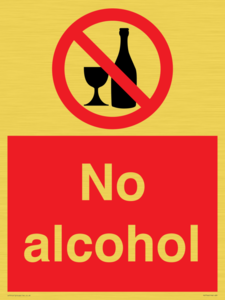 No alcohol