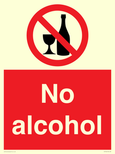 No alcohol