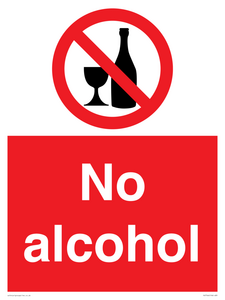 No alcohol