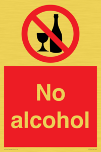 No alcohol