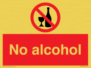 No alcohol