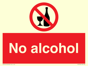 No alcohol