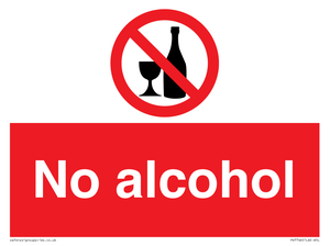No alcohol