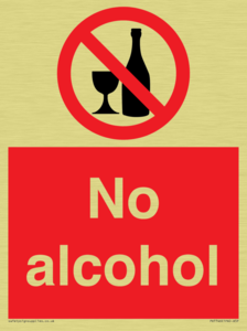 No alcohol
