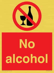 No alcohol