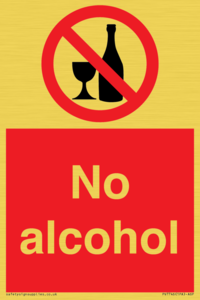 No alcohol