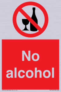 No alcohol