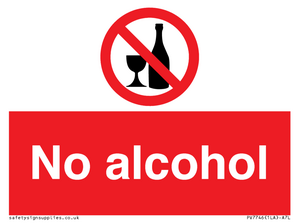 No alcohol