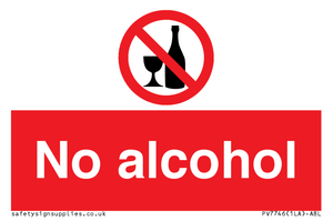 No alcohol