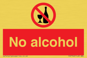 No alcohol