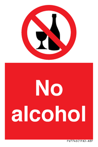 No alcohol