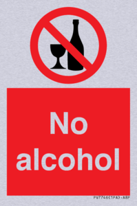 No alcohol