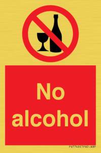 No alcohol