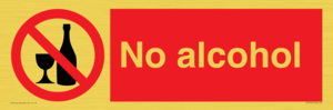 No alcohol