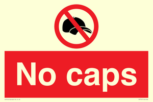 No caps