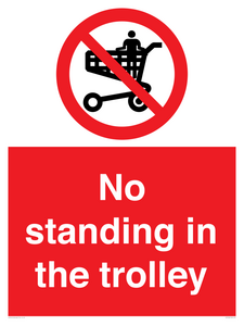 No standing in the trolley