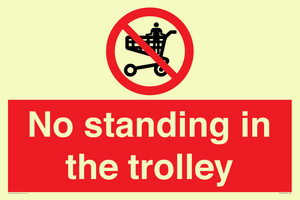 No standing in the trolley
