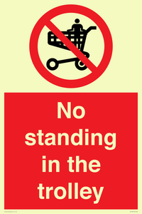 No standing in the trolley