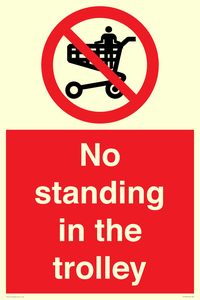 No standing in the trolley