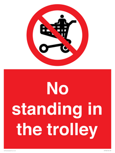 No standing in the trolley