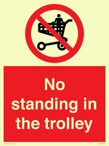 No standing in the trolley