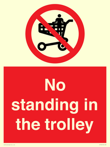 No standing in the trolley
