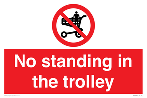 No standing in the trolley