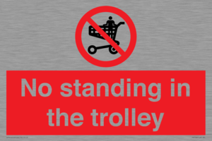 No standing in the trolley