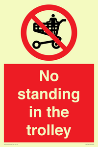 No standing in the trolley