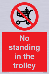 No standing in the trolley
