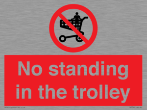 No standing in the trolley