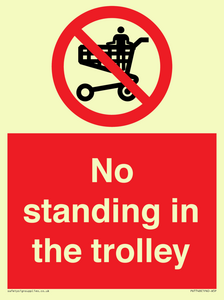 No standing in the trolley