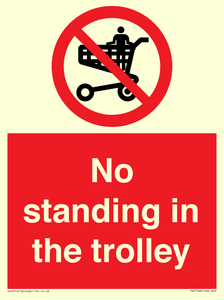 No standing in the trolley