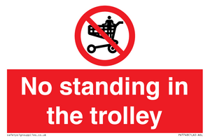 No standing in the trolley
