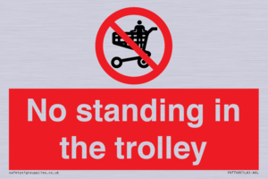 No standing in the trolley