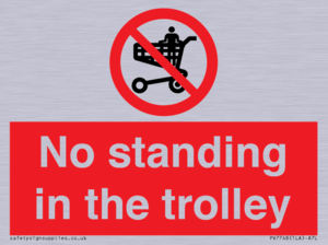 No standing in the trolley