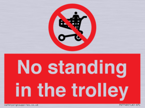 No standing in the trolley