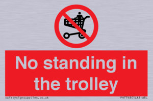 No standing in the trolley