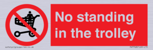 No standing in the trolley