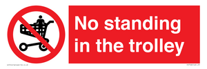No standing in the trolley