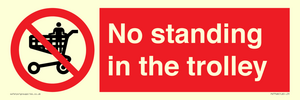 No standing in the trolley