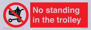 No standing in the trolley