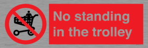 No standing in the trolley