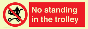 No standing in the trolley
