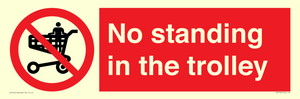 No standing in the trolley