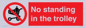 No standing in the trolley