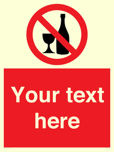 Custom prohibition no alcohol